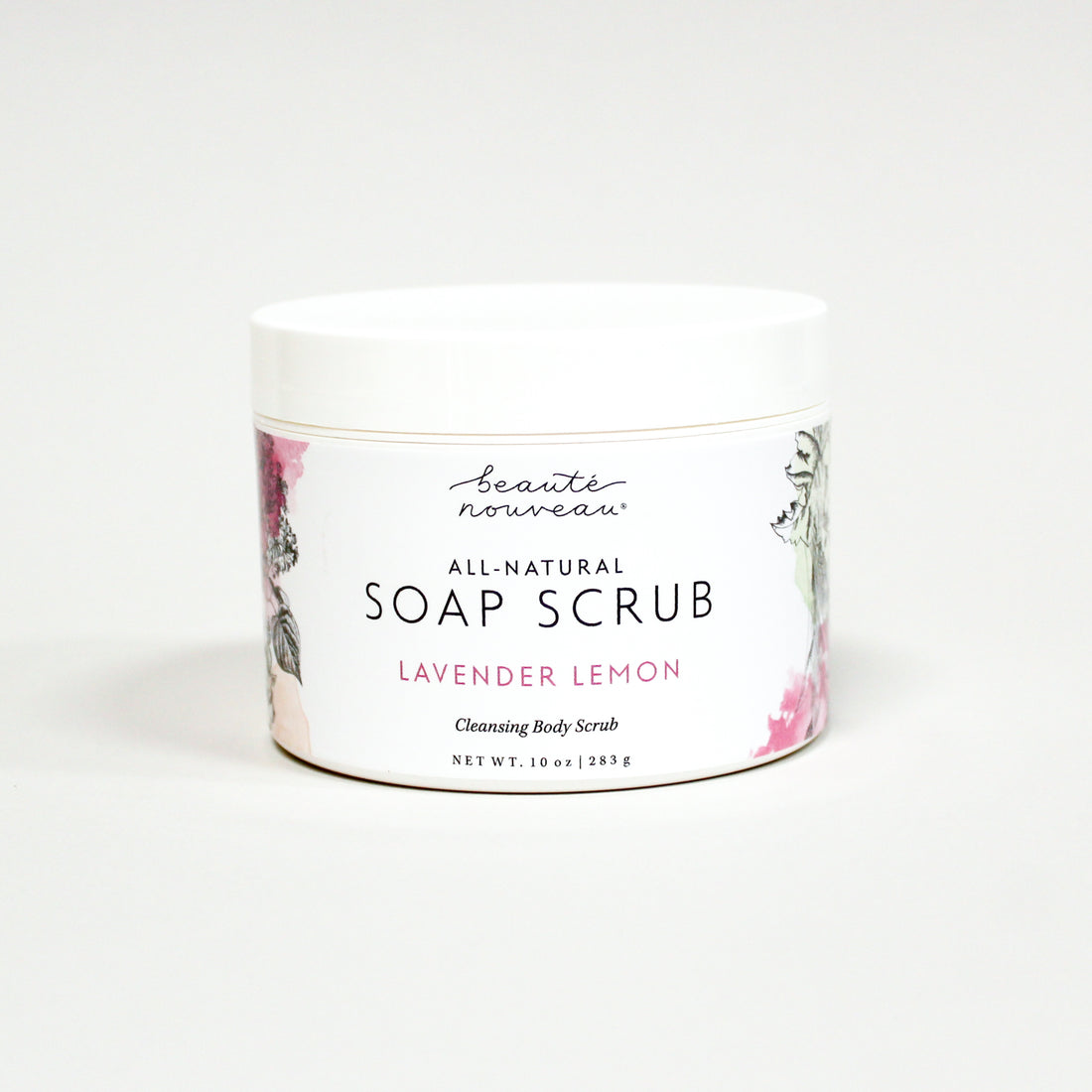 Lavender Lemon Soap Scrub | Cleansing Body Exfoliator