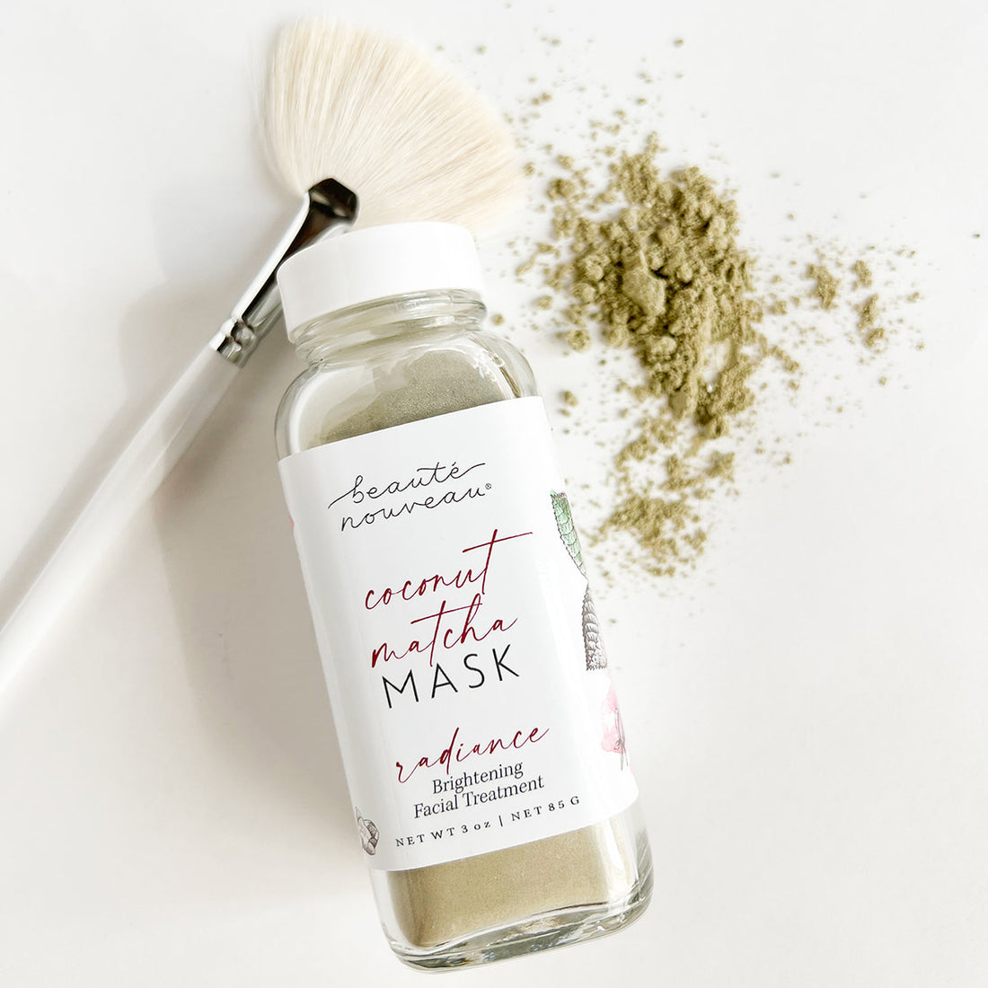 Coconut Matcha Mask | Brightening Facial Treatment