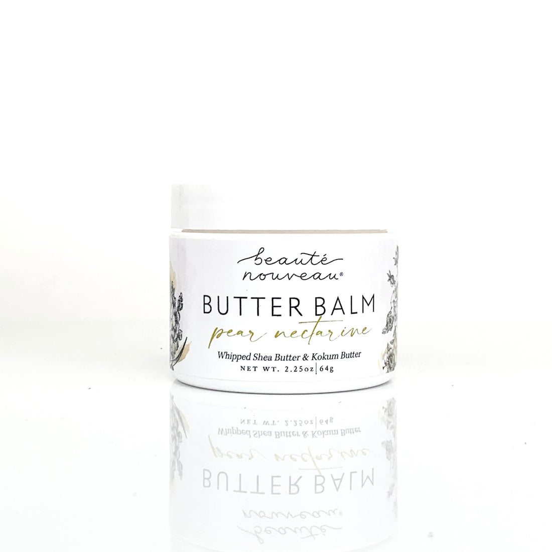 Beaute Nouveau Pear Nectarine Butter Balm Shower Butter 2.25 oz