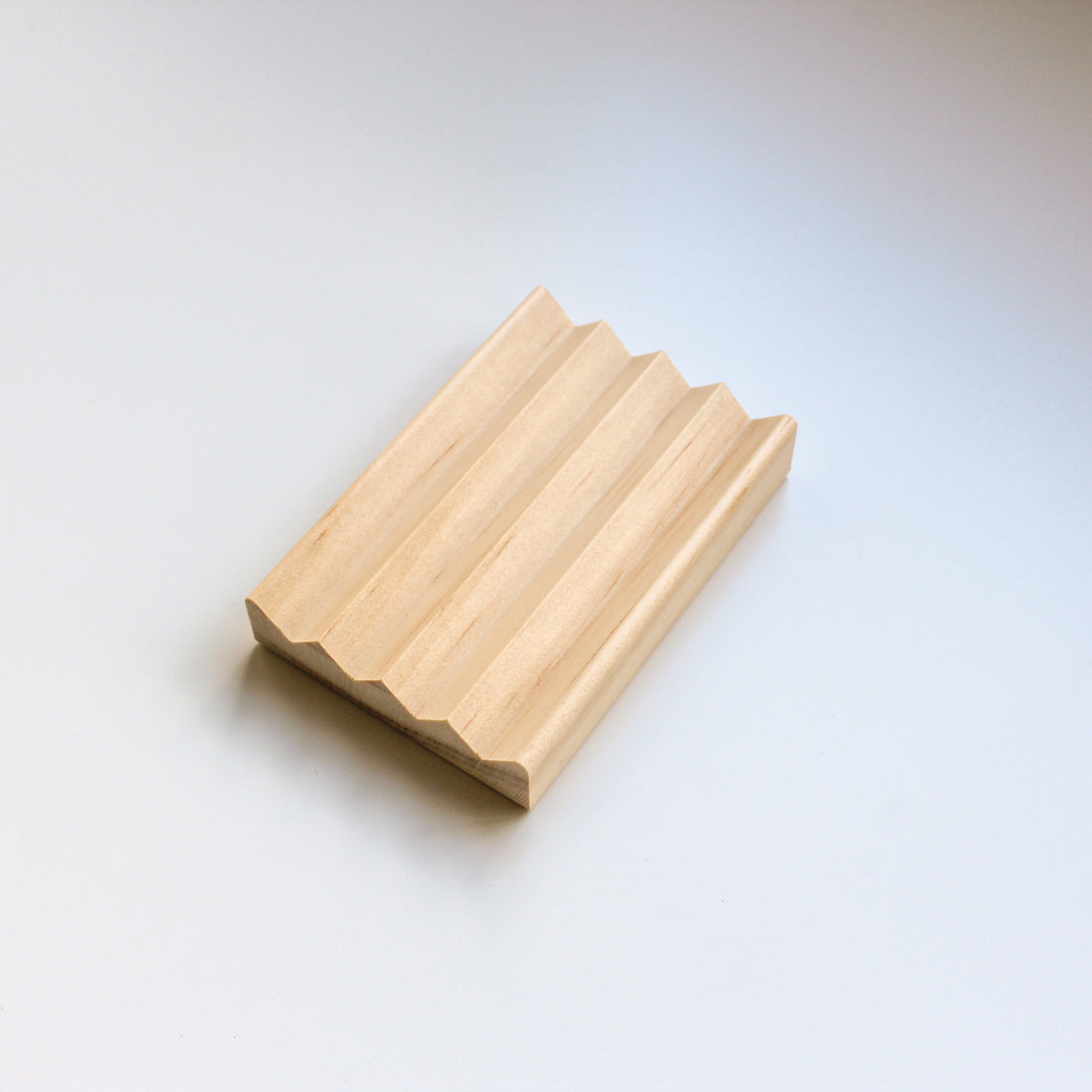 All-natural pine soap dish.