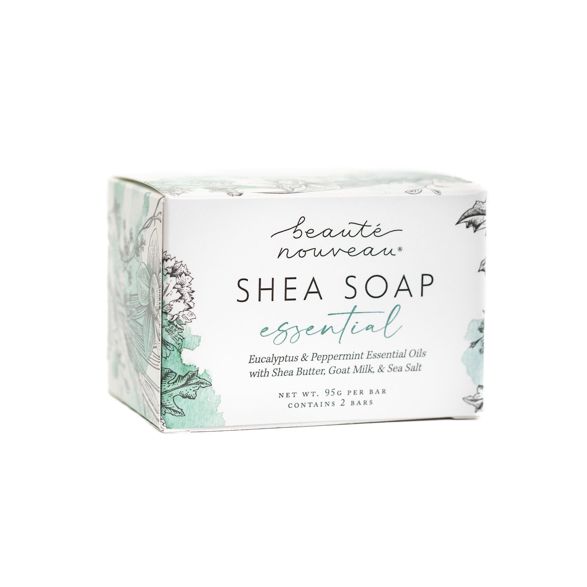essential sea salt soap (2 bars)