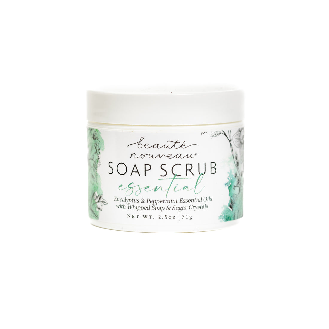 essential soap scrub