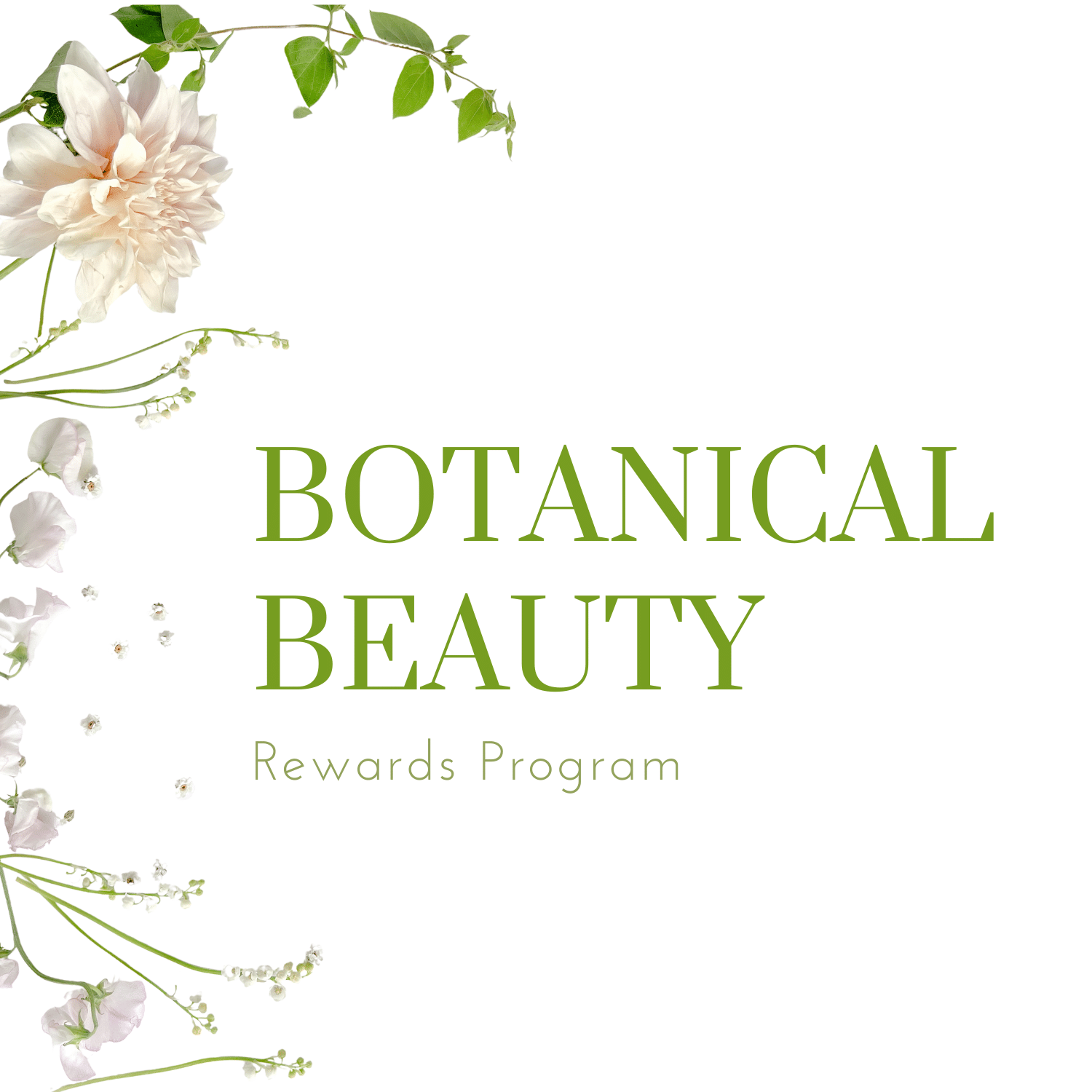 Botanical Beauty Rewards Program Banner