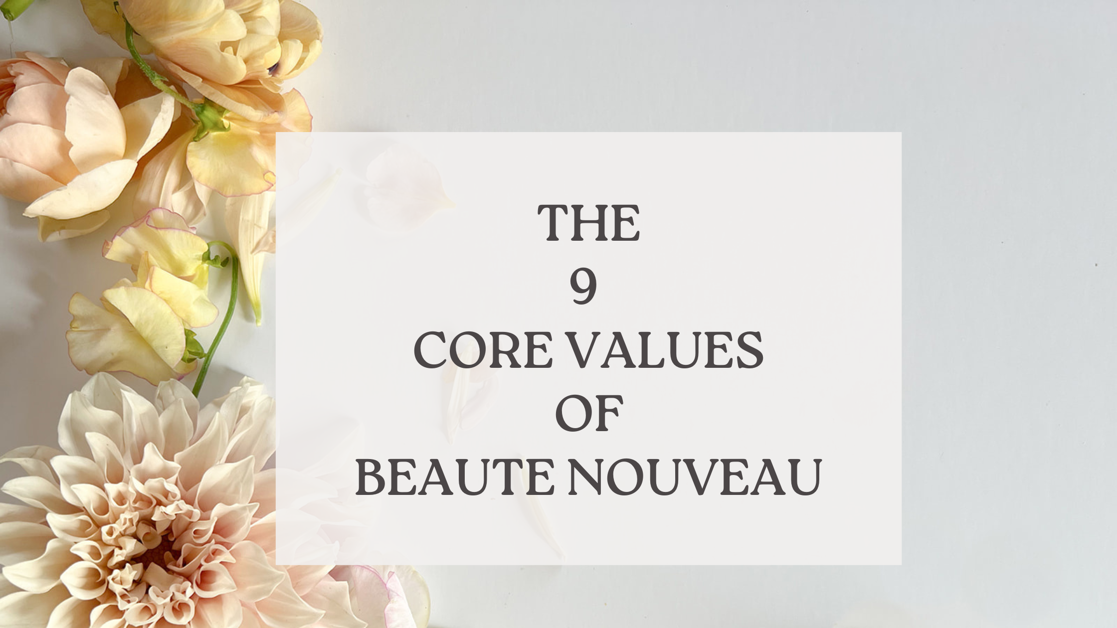 9 Core Values of Beaute Nouveau