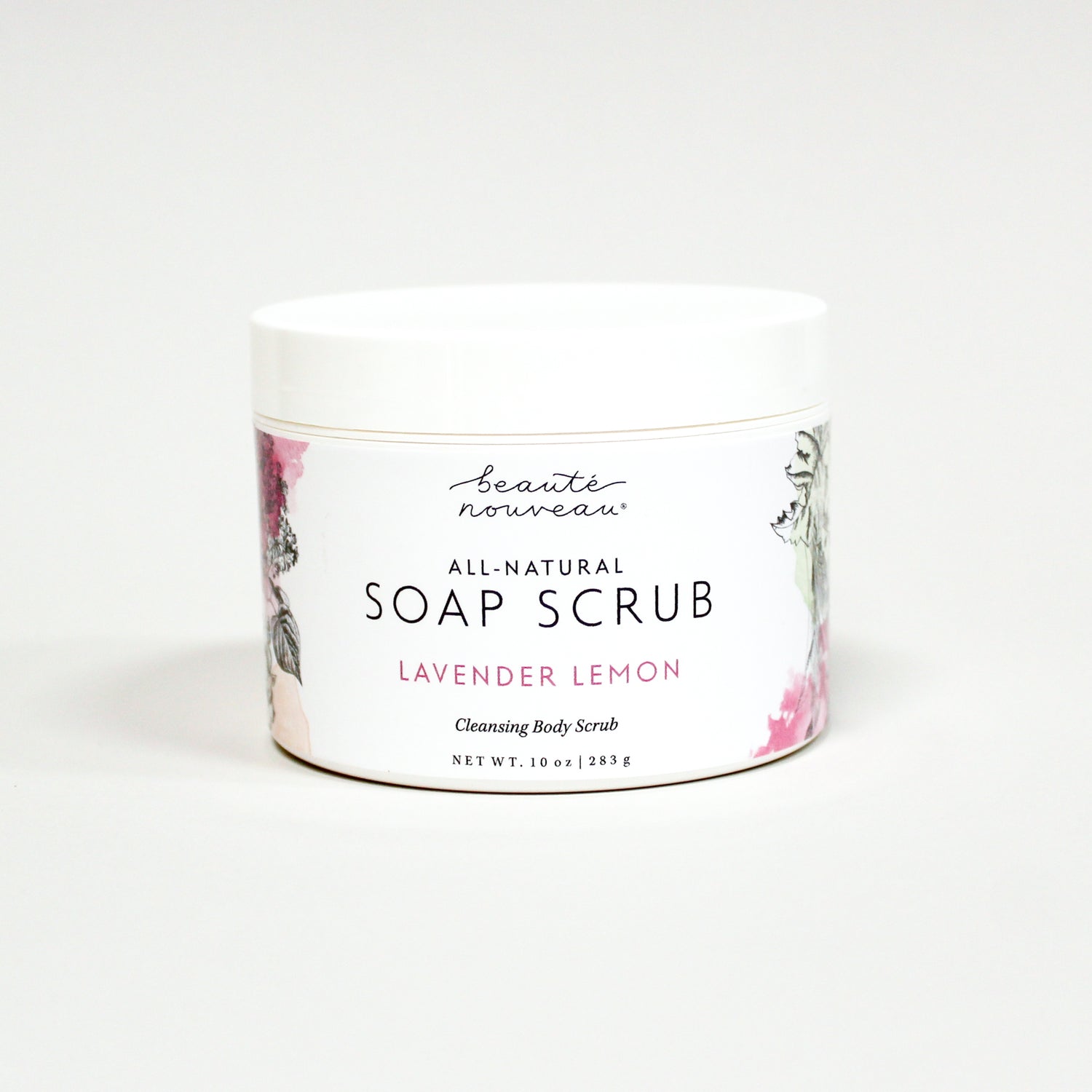Lavender Lemon Soap Scrub | Cleansing Body Exfoliator