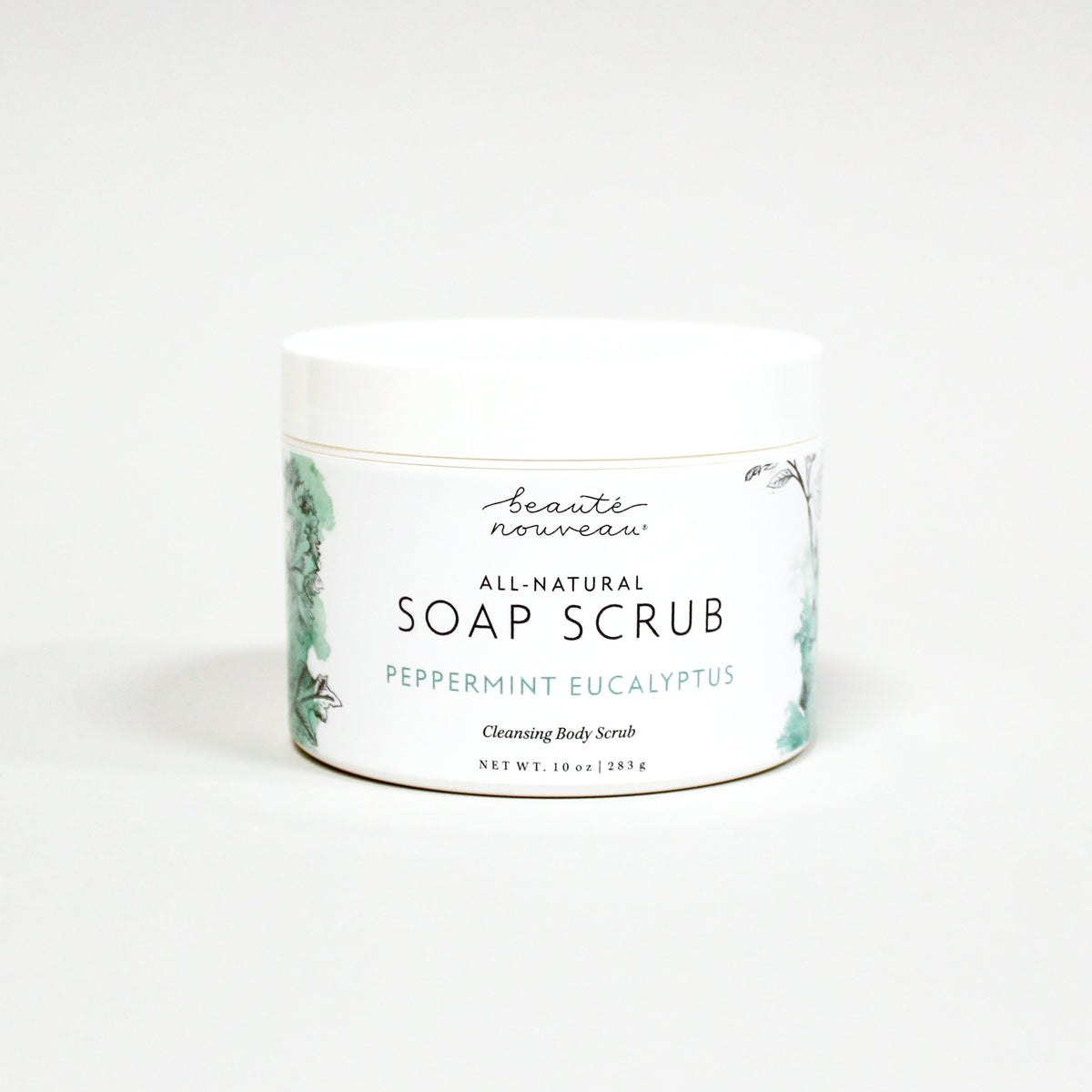 Peppermint Eucalyptus Soap Scrub | Cleansing Body Exfoliator