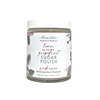 sugar polish exfoliating facial scrub 5 oz