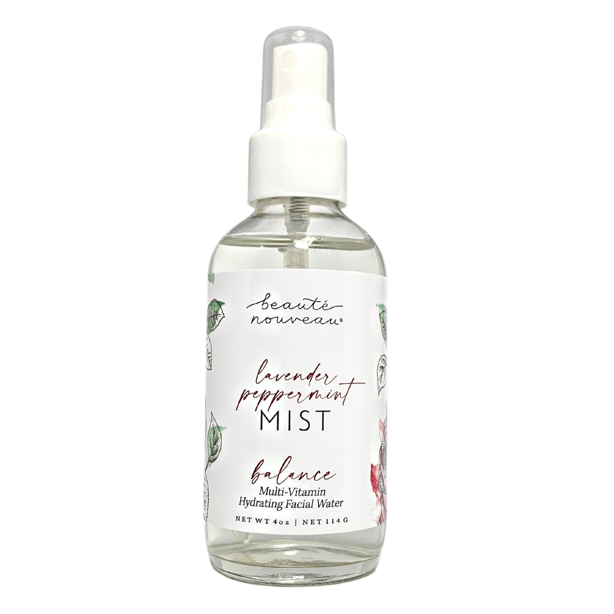 lavender peppermint facial mist 4 oz