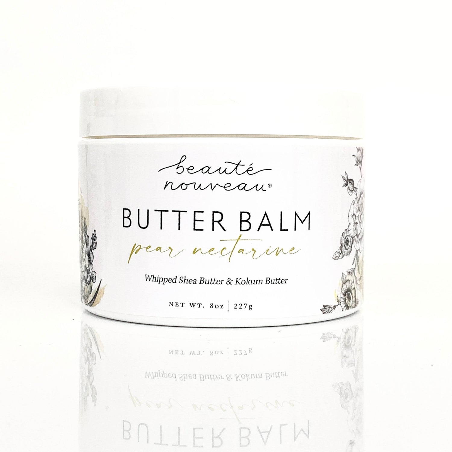 Beaute Nouveau Pear Nectarine Butter Balm Shower Butter 8 oz