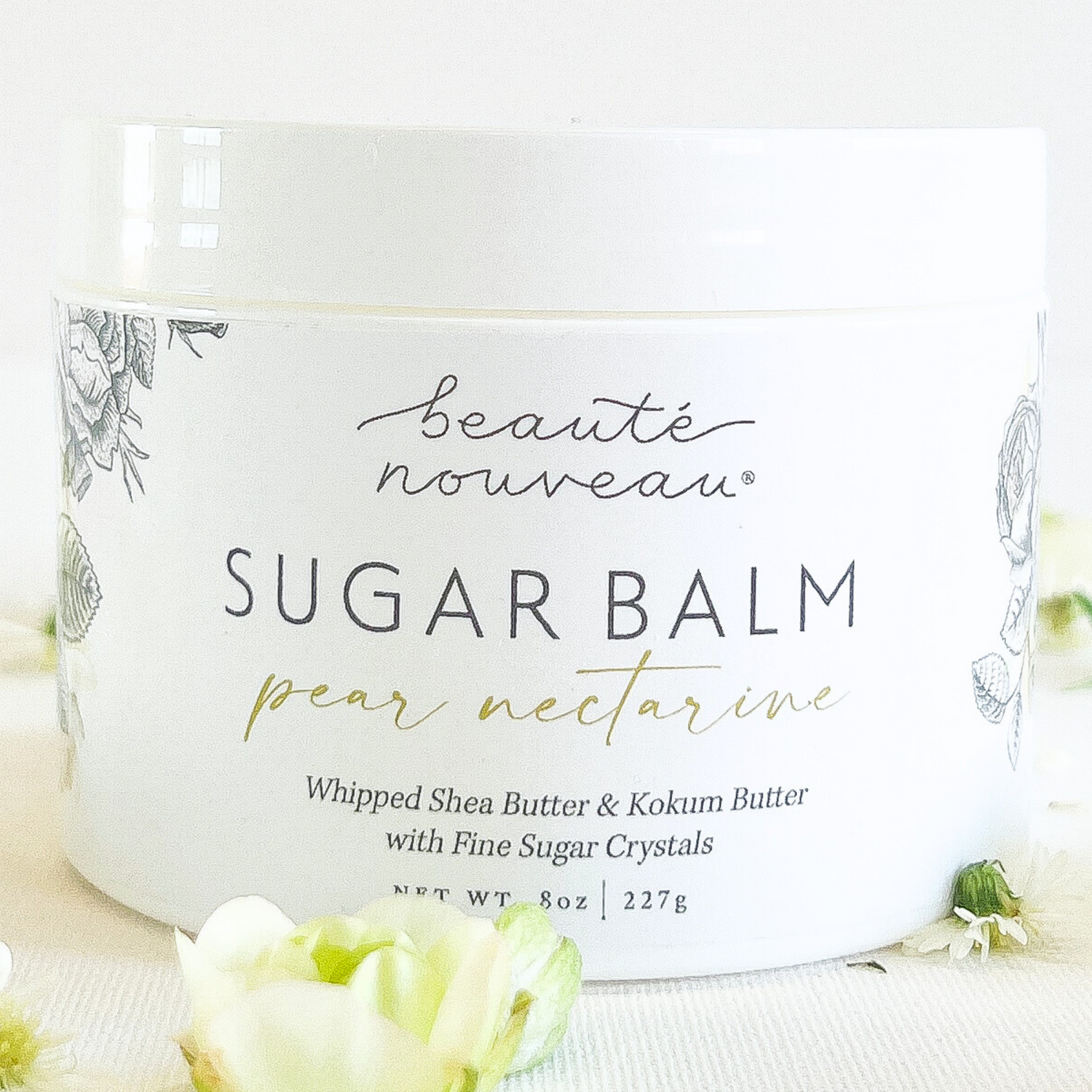 Beaute Nouveau Pear Nectarine Sugar Scrub Balm