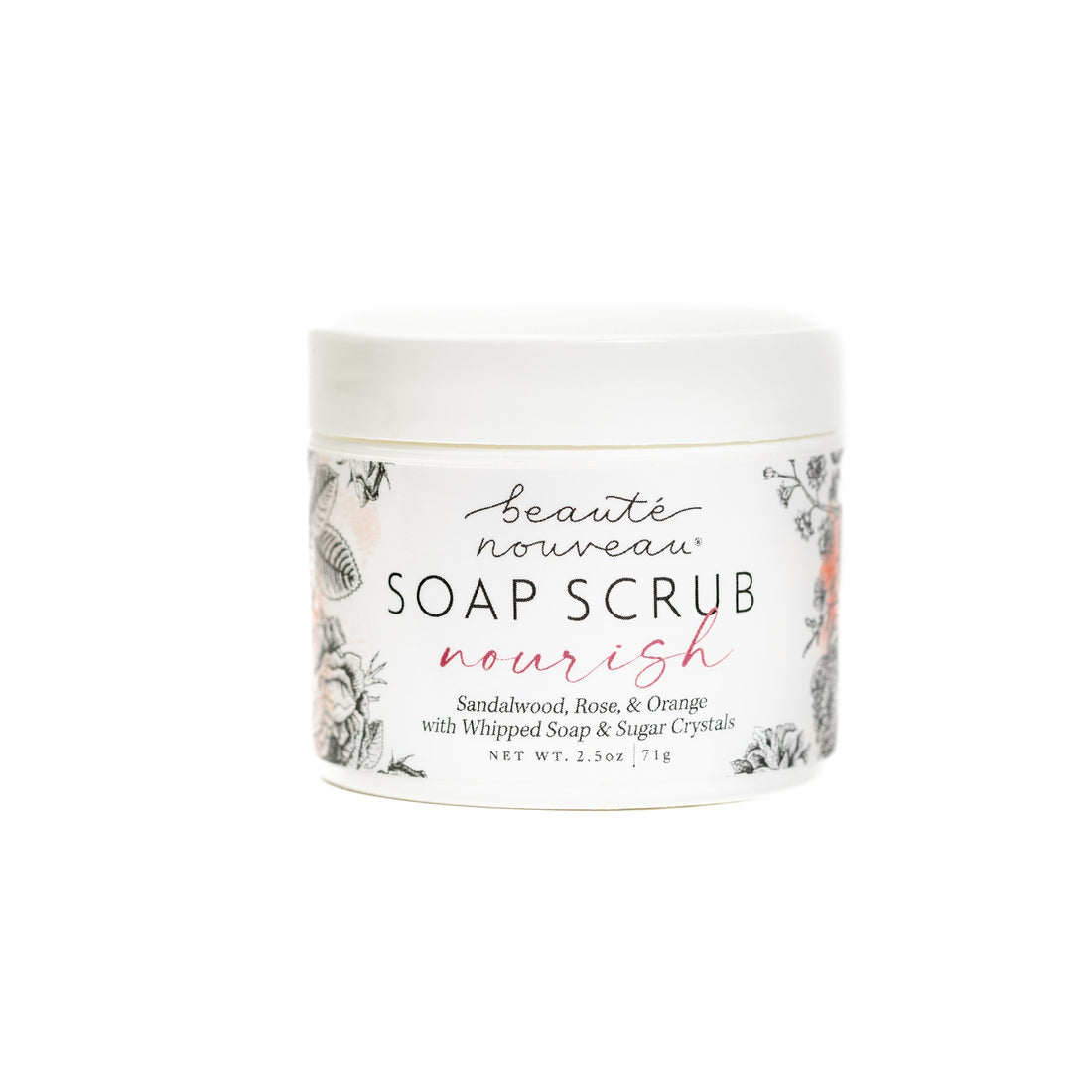 nourish soap scrub 2.25 oz