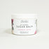 All-natural Lavender Lemon Sugar Balm body Scrub white container on a light background.