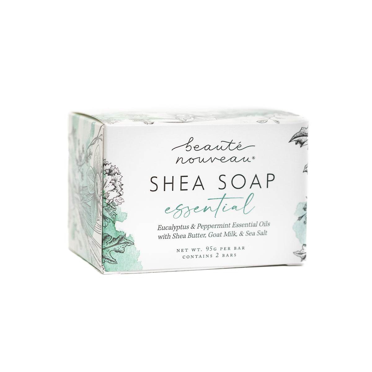 essential sea salt soap (2 bars)