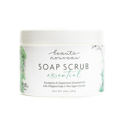 essential soap scrub
