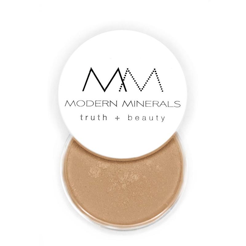 mineral foundation powder by modern minerals bronze almond