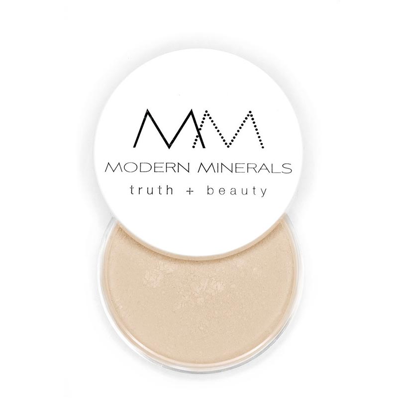 mineral foundation powder by modern minerals light honey